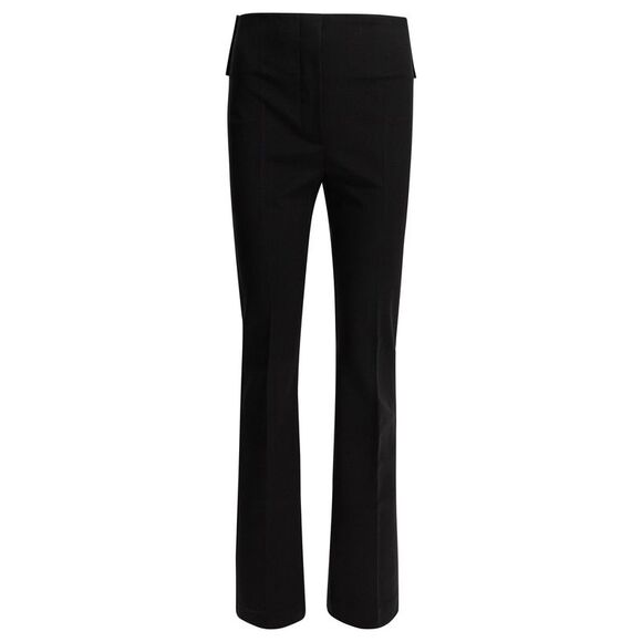 Max Mara Sportmax Women Flared Pants With Leather Belt